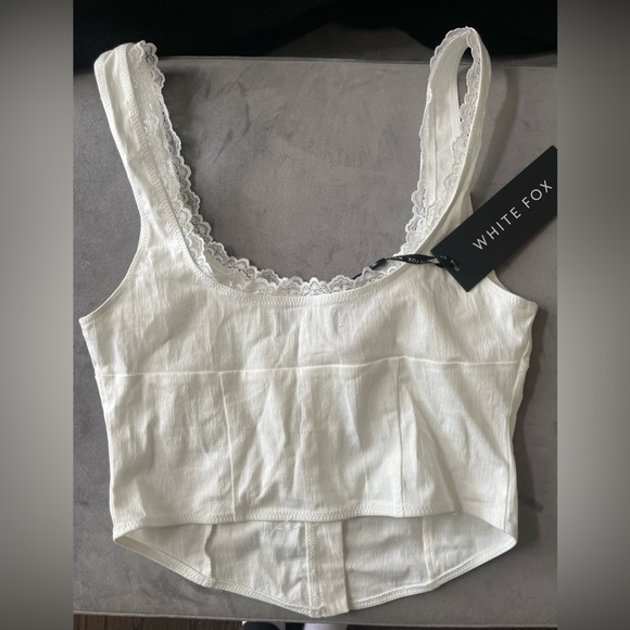 NEVER WORN WHITE FOX CORSET - Picture 2 of 3